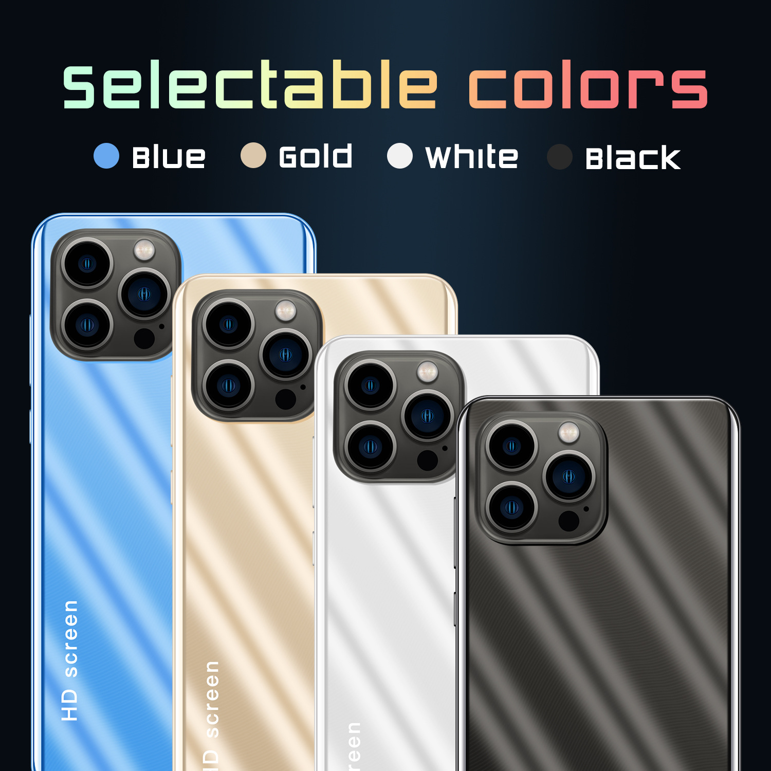 Smartphone Touch screen phone O iP13 Pro Max new 6.7 inch large screen super battery long battery life