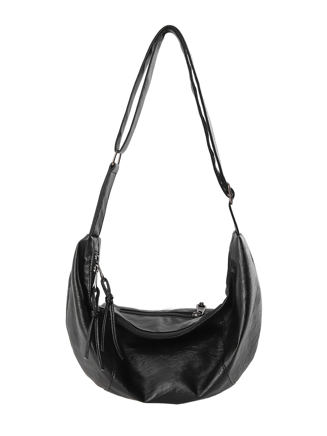 Men's crossbody bag street versatile large capacity dumpling bag INS style couple casual shoulder bag college student bag