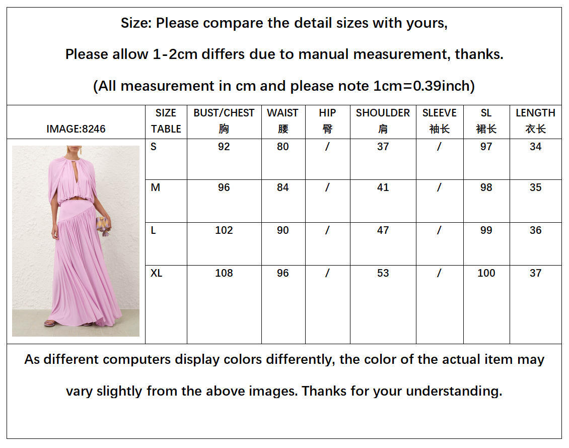 Free delivery of high-quality 2026 new summer women's clothing hot selling cape pleated umbrella skirt two-piece set