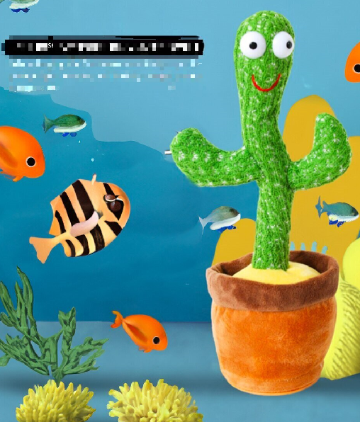 Intelligent Cactus Interactive Learning and Musical Toy for Kids to Dance Record and Speak with Fun