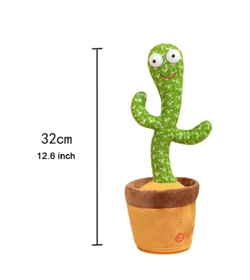 Intelligent Cactus Interactive Learning and Musical Toy for Kids to Dance Record and Speak with Fun
