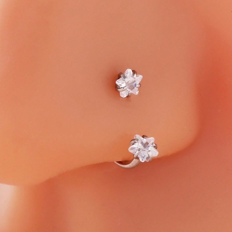 Premium Stainless Steel & Titanium Nose Studs – Hypoallergenic, Lightweight, and Trend-Forward European-American Designs