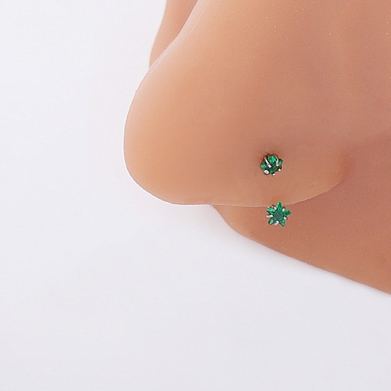 Premium Stainless Steel & Titanium Nose Studs – Hypoallergenic, Lightweight, and Trend-Forward European-American Designs