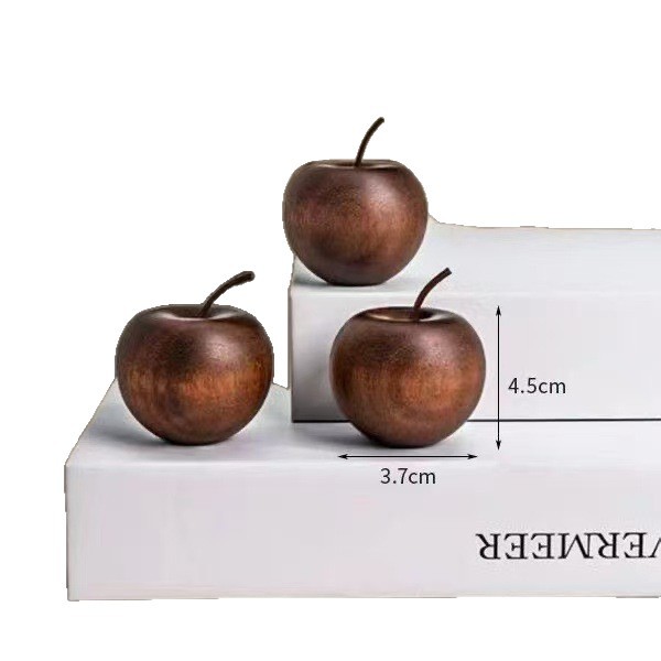Hand-Turned Apple-Form Wooden Essential Oil Diffuser – Timeless Retro Style & Premium Solid Wood Craftsmanshi