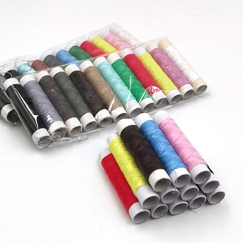 2 sets 12-Color Premium Polyester Sewing Thread Set – Vibrant, Fade-Resistant & Smooth-Running for Both Hand and Machine