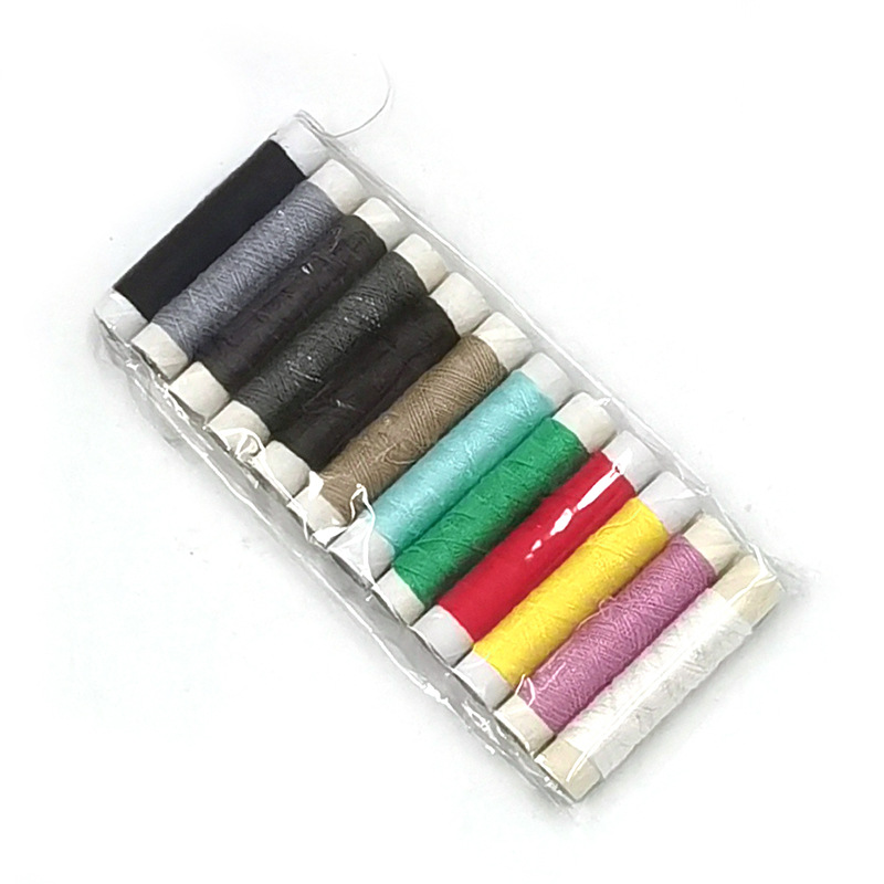 2 sets 12-Color Premium Polyester Sewing Thread Set – Vibrant, Fade-Resistant & Smooth-Running for Both Hand and Machine