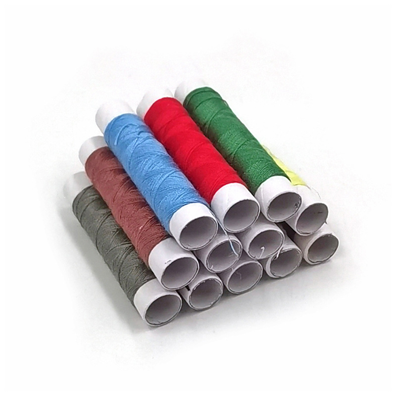 2 sets 12-Color Premium Polyester Sewing Thread Set – Vibrant, Fade-Resistant & Smooth-Running for Both Hand and Machine