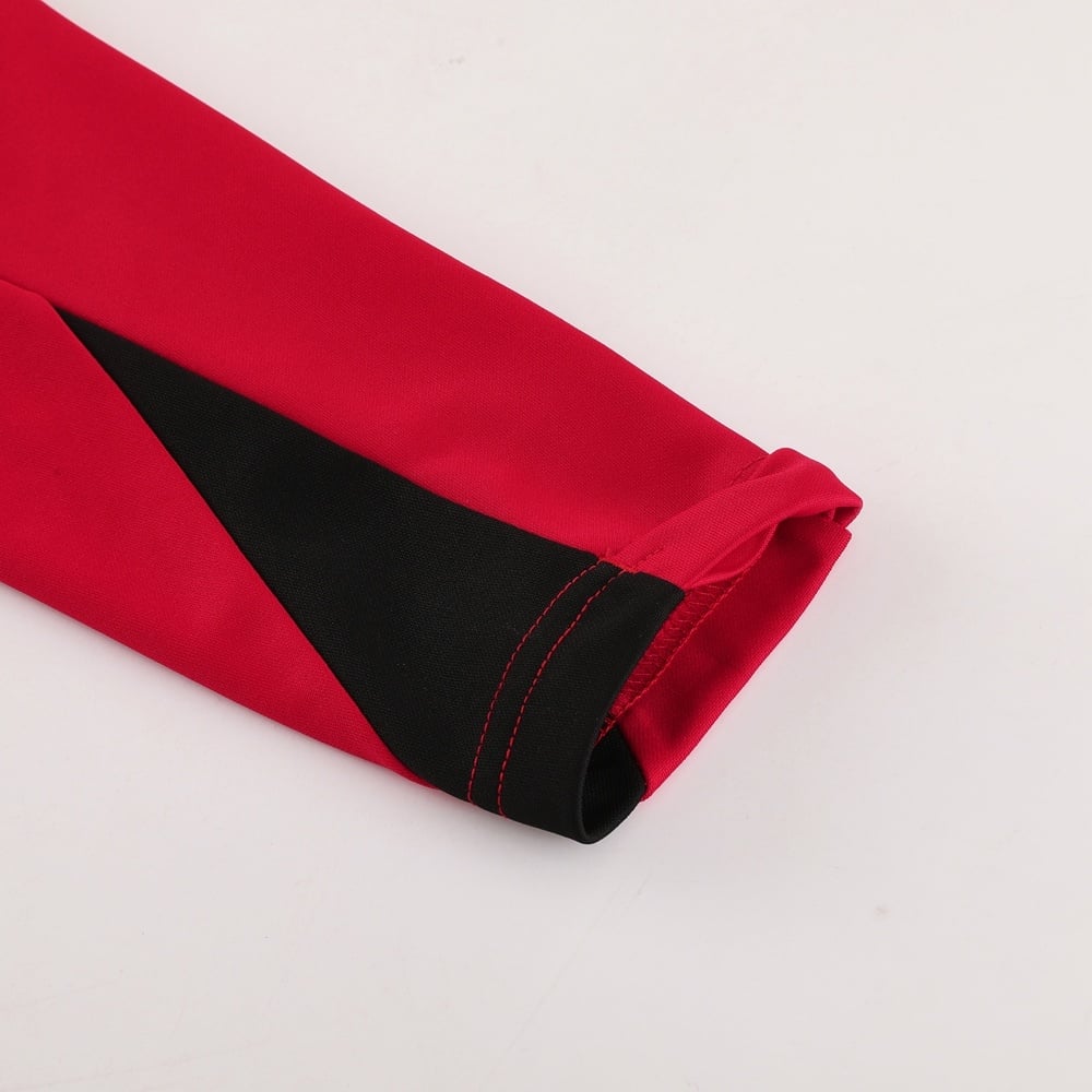 2026 Red half-zip soccer training set