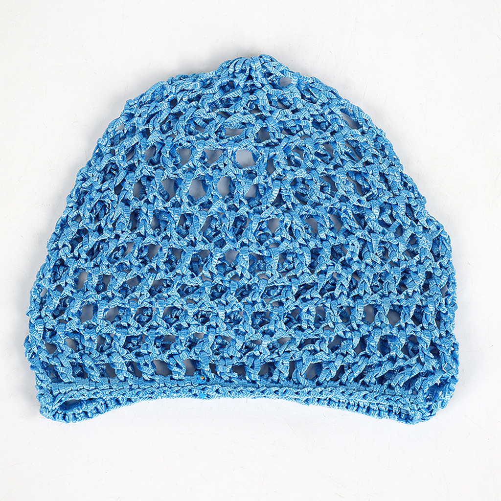 Premium Hollow-Toe Mesh Hair Cap – Handcrafted Knit, Ultra-Breathable & Fashion-Forward Headscar