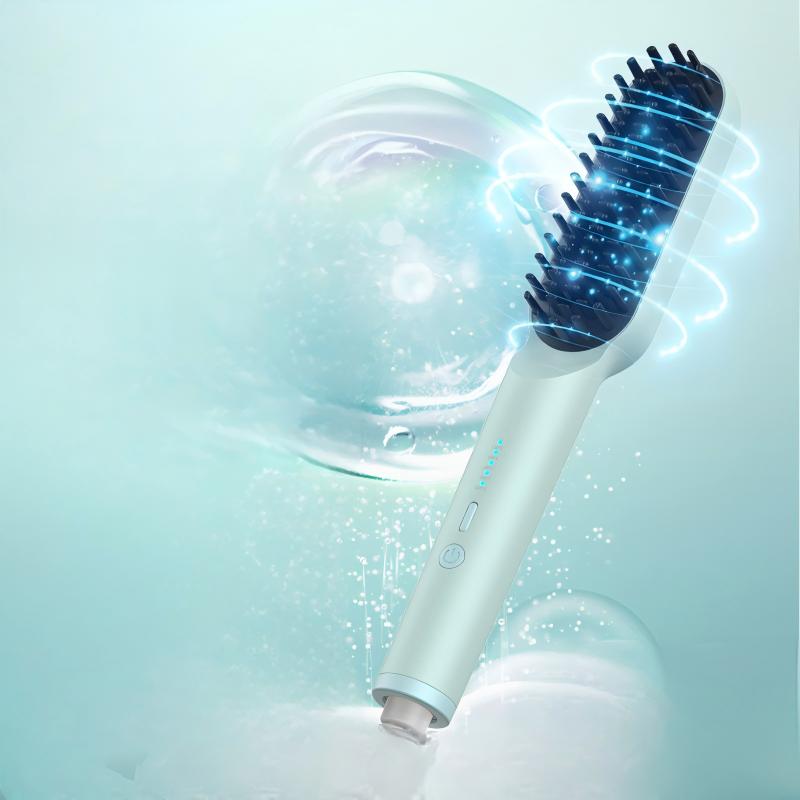Electric hair comb, straight hair comb, straightening plate clip, curling iron, dual-use plug-in comb, fluffy hair clip