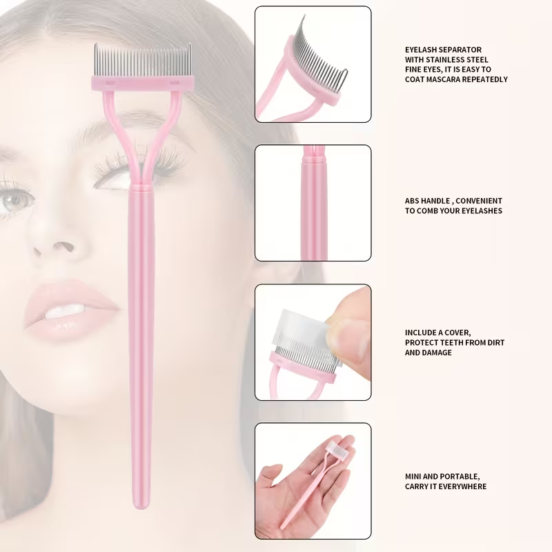1pc Eyelash Separator, a Professional Eye Makeup Tool That Prevents Scratching And Ensures Clear Separation of Lashes