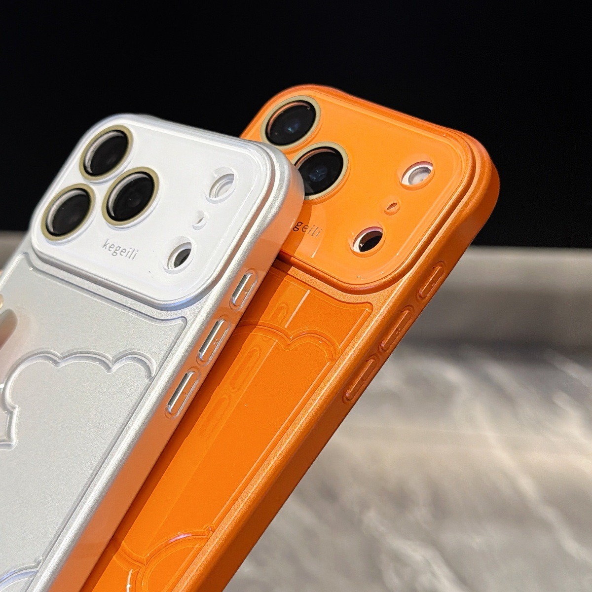 3D Crystal Bear iPhone 16 15 14 13 Pro Max Phone Case, Cute Cartoon Animal Cushion Cover with Shockproof Bumper for Apple