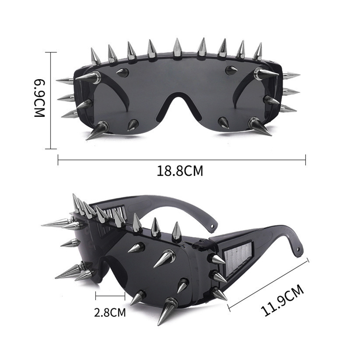 New Funny and Cool Glasses Cyberpunk Style Devil Glasses Party Sunglasses Party Glasses