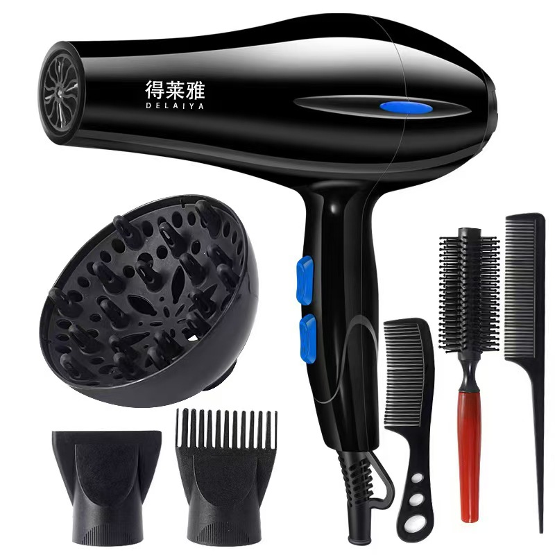 Hair dryer, household, student dormitory, hot and cold air, negative ion, high-power hair salon, hair dryer cylinder