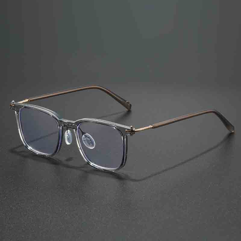 2026 Retro Fashion Square Unisex Anti Glare Computer Eyeglasses Brand Design Anti Blue Light Glasses for Men and Women Glasses