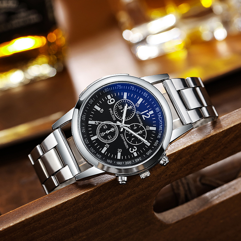 Stainless steel men's watch fashion gift quartz watch men's watch