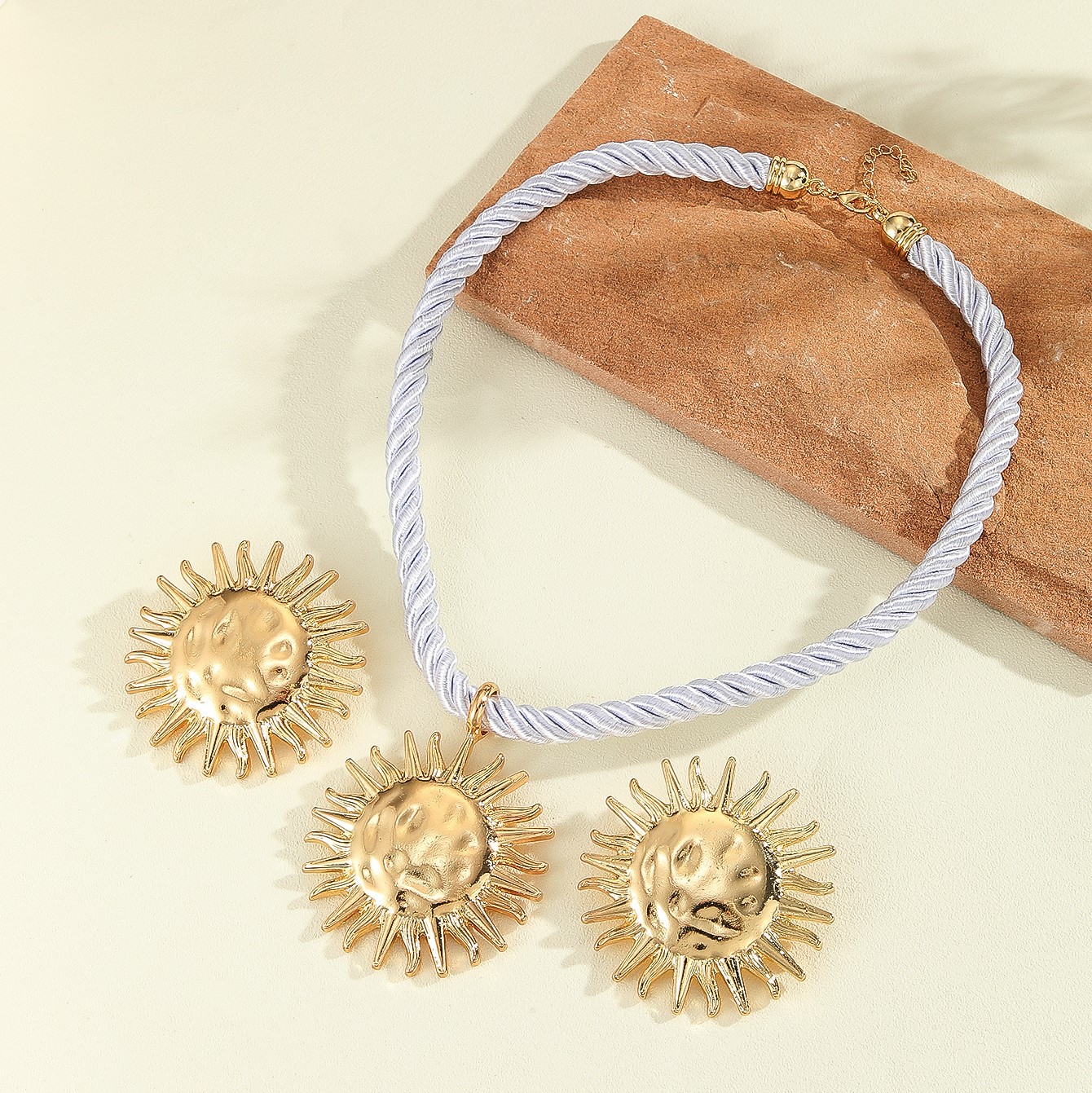 Beach Style Exaggerated Starfish Pendant Chunky Rope Necklace for Women Summer Collarbone Chain Necklaces Vocation Jewelry