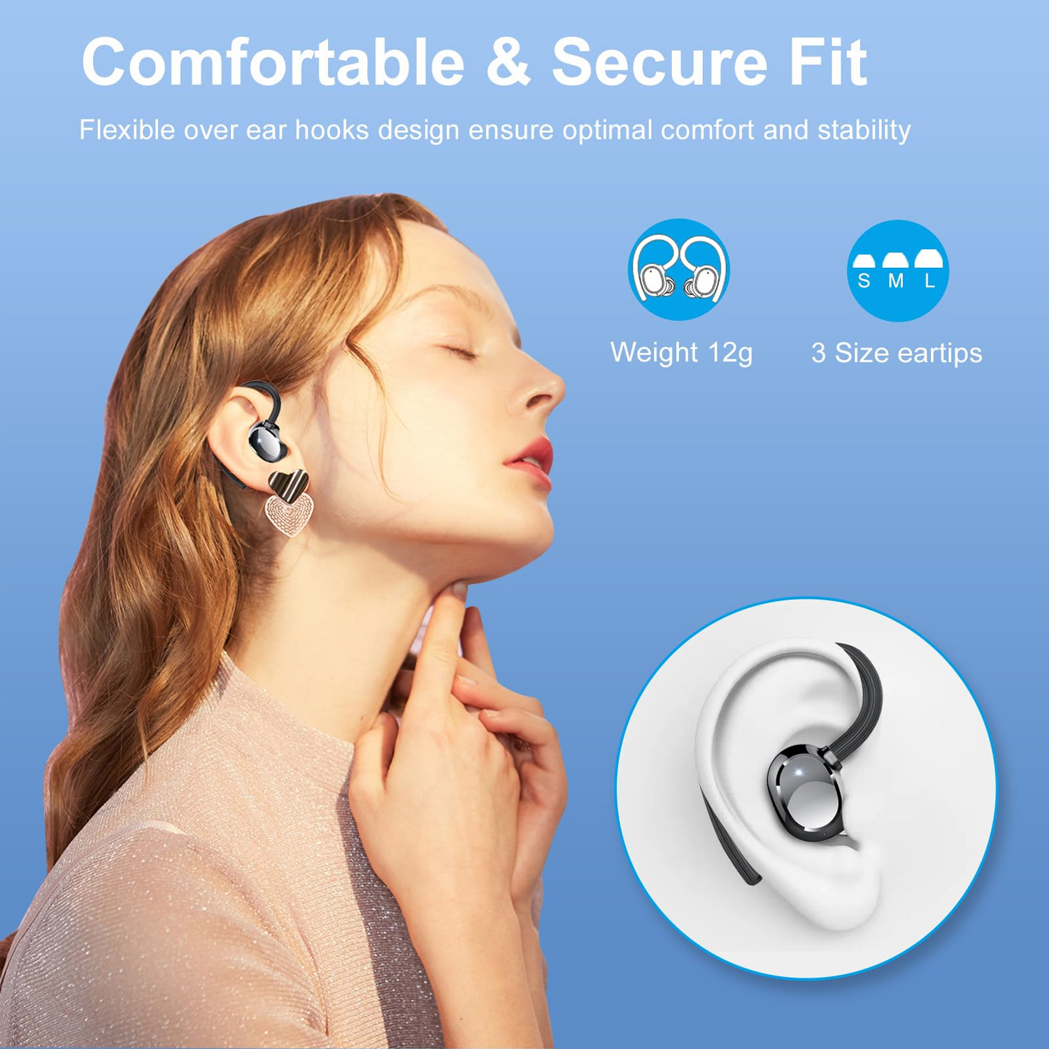 Q35 Wireless Running Earphones Waterproof and Anti Drop Mobile phone Bluetooth earphones TWS Sports New Bluetooth Earphones