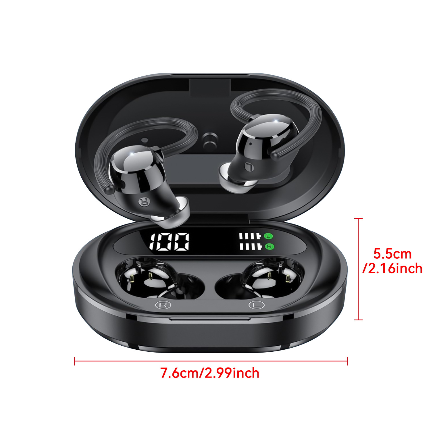 Q35 Wireless Running Earphones Waterproof and Anti Drop Mobile phone Bluetooth earphones TWS Sports New Bluetooth Earphones