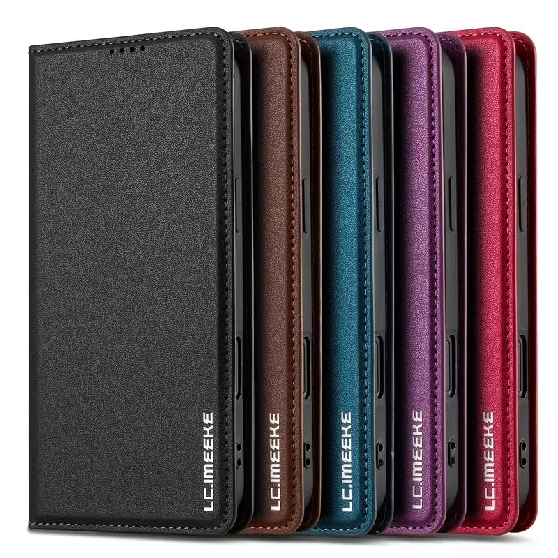 2 in 1 Removable Flip Leather Case For iPhone 17 Pro Max 16 15 14 13 12 Pro Max 14 15 16 Plus 17Air Magnetic Wallet Cover
