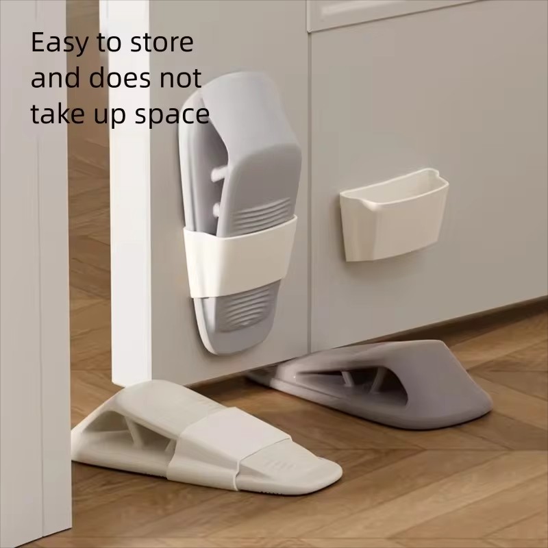 Silicone Door Stop Stoppers, Block Wedge Doorstops Door Stopper for Home Office School, Door Rear Retainer Anti-collision Stop