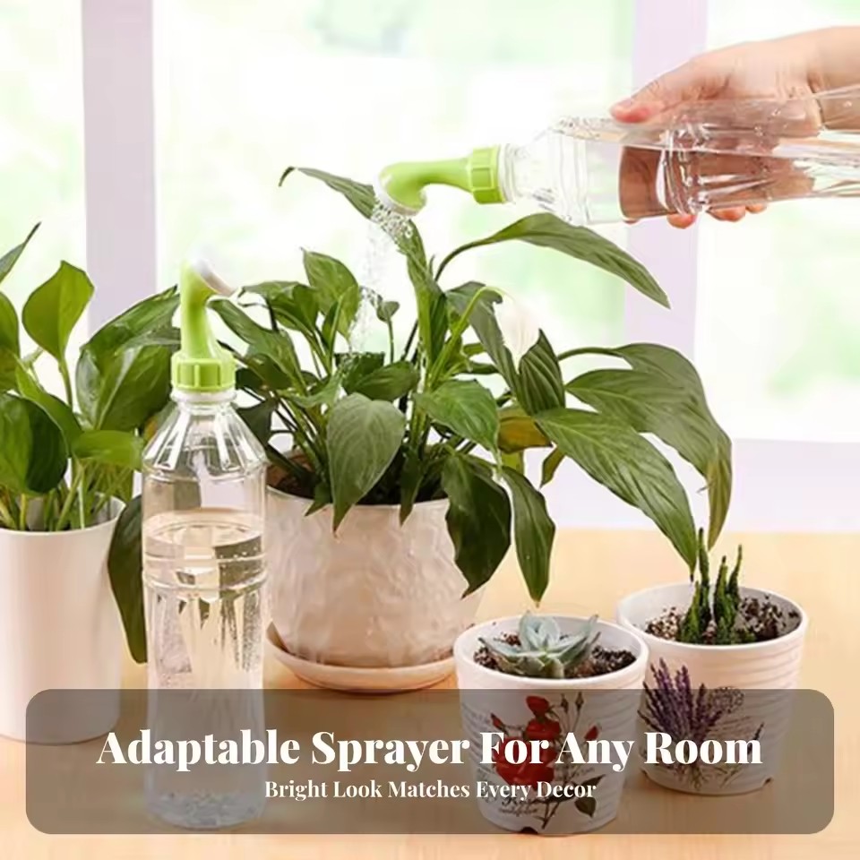 2 Pieces Bottle Cap Waterer Easy to Use Bottle Cap Sprinkler Plant Watering Sprinkler Portable Small Sprinkler Watering Device
