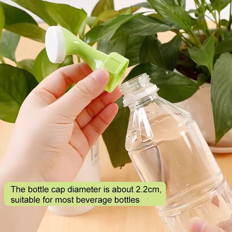 2 Pieces Bottle Cap Waterer Easy to Use Bottle Cap Sprinkler Plant Watering Sprinkler Portable Small Sprinkler Watering Device