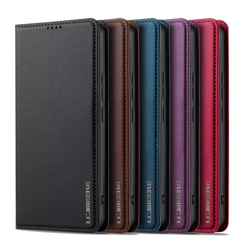 LC.imeeke Magnetic Flip Leather Phone Case for Google Pixel 11 10 9 Pro XL 8 7 Pro 9A 8A 7A Wallet Card Back Cover Etui Coque