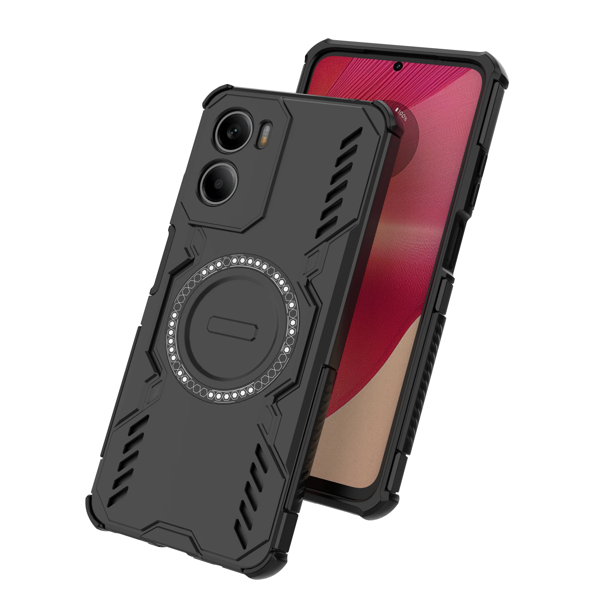 For Motorola Moto G37 G47 G77 EDGE 70 Air Pro Plus Power Case Heat Dissipation Magnetic Case Matte PC TPU Shockproof Protective
