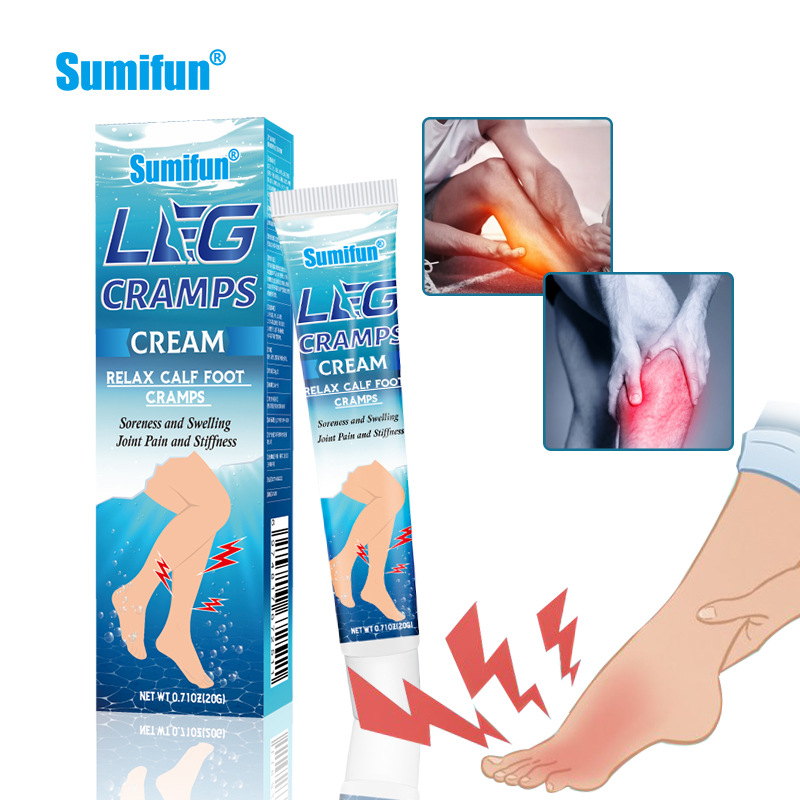 Sumifun Leg Cramps Ointment Relax Calf Foot Cramps Soreness and Swelling Joint Pain and Stiffness Relieve Massage Cream