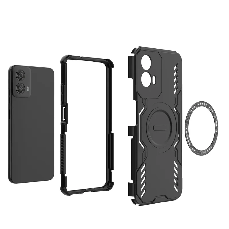 For Motorola Moto EDGE 50 60 40 Pro Fusion NEO G34 Case Cover Heat Dissipation Magnetic Wireless Charging Protective Phone Cases