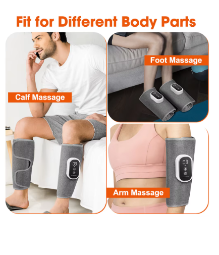 Eletric 360° Air Pressure Calf Massager Wireless Leg Massage 3 Mode Airbag Compresstion Relax Foot Calf Muscle Blood Circulation