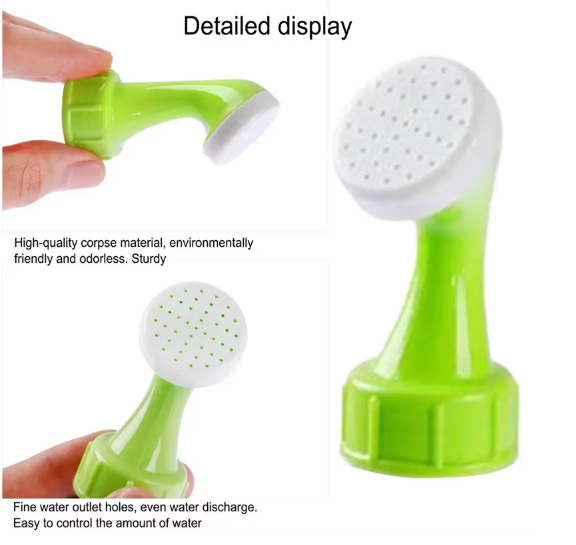 2 Pieces Bottle Cap Waterer Easy to Use Bottle Cap Sprinkler Plant Watering Sprinkler Portable Small Sprinkler Watering Device