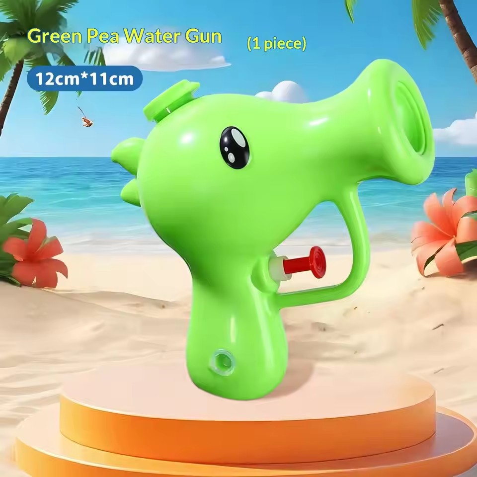 1 pc Water Gun, Cartoon Pea Mini Water Gun Summer Outdoor Water Play Cute Water Gun Toy