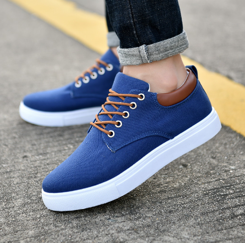 New canvas shoes Korean men all casual shoes trend oversized board shoes men