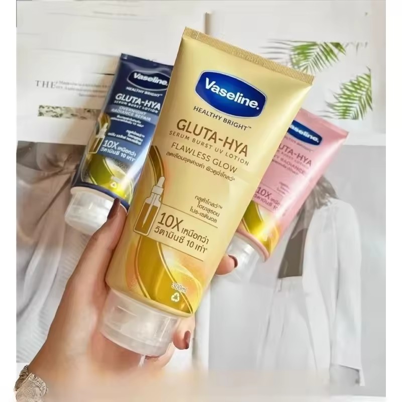 300ml Night Body Lotion Moisturizing and Refreshing Glutathione Nicotinamide Whitening Tool 4 Colors Skin Whitening