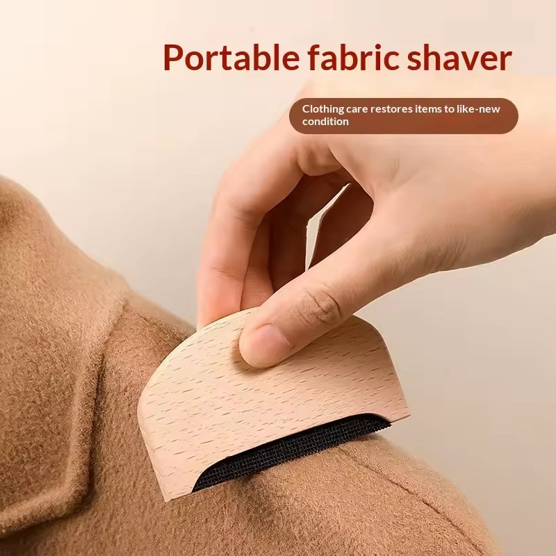 Fuzz Remover Manual Wooden Cleaning Tools Fabric Pilling Remover Hand Tools For Clothing Sweater Pet Hair Fabric Coat Debris