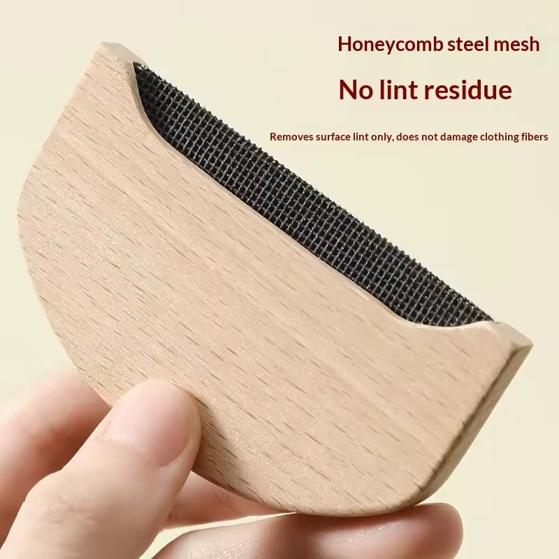 Fuzz Remover Manual Wooden Cleaning Tools Fabric Pilling Remover Hand Tools For Clothing Sweater Pet Hair Fabric Coat Debris