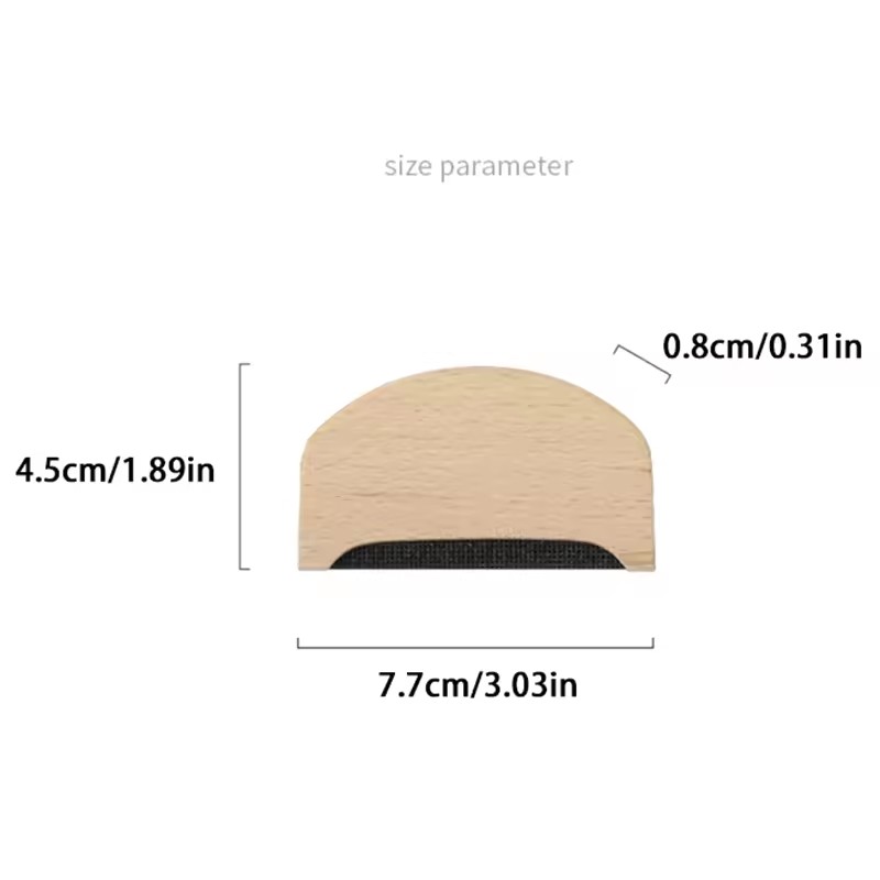 Fuzz Remover Manual Wooden Cleaning Tools Fabric Pilling Remover Hand Tools For Clothing Sweater Pet Hair Fabric Coat Debris