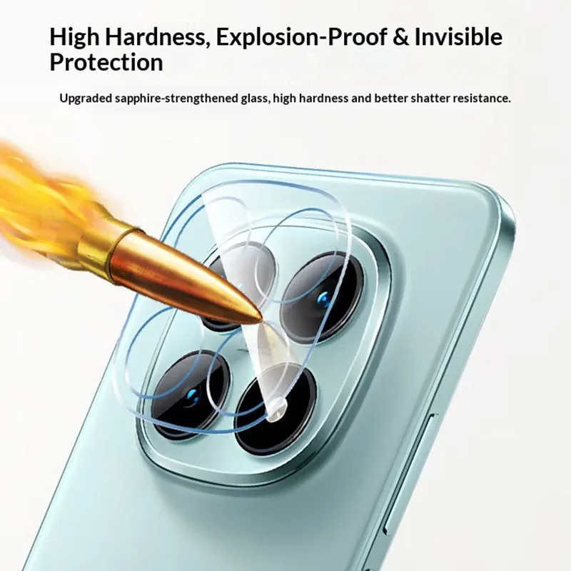 2Pcs Back Camera Lens Tempered Glass Screen For Xiaomi Redmi Note 13 13R 14 15 Pro PLUS 4G 5G Clear Lens Glass Protector