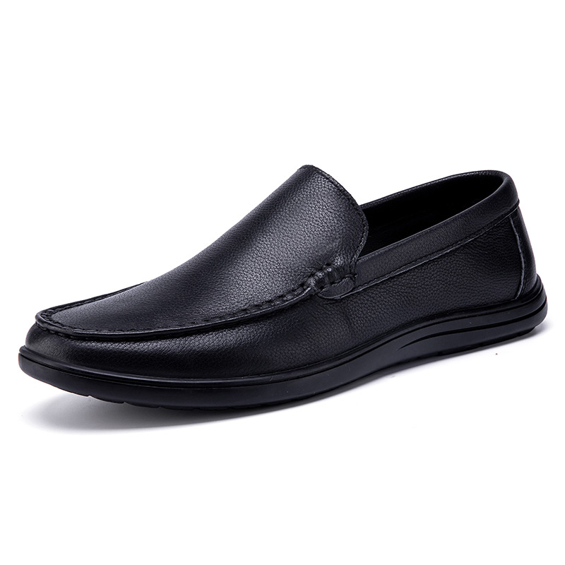 SocNoDn Men's Designer Shoes Slip On 2026 Spring Autumn Casual Leather Shoes Male Fashion Loafer Shoes Walking Shoes Soft
