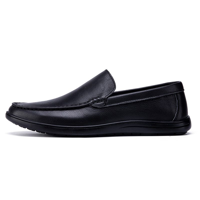 SocNoDn Men's Designer Shoes Slip On 2026 Spring Autumn Casual Leather Shoes Male Fashion Loafer Shoes Walking Shoes Soft