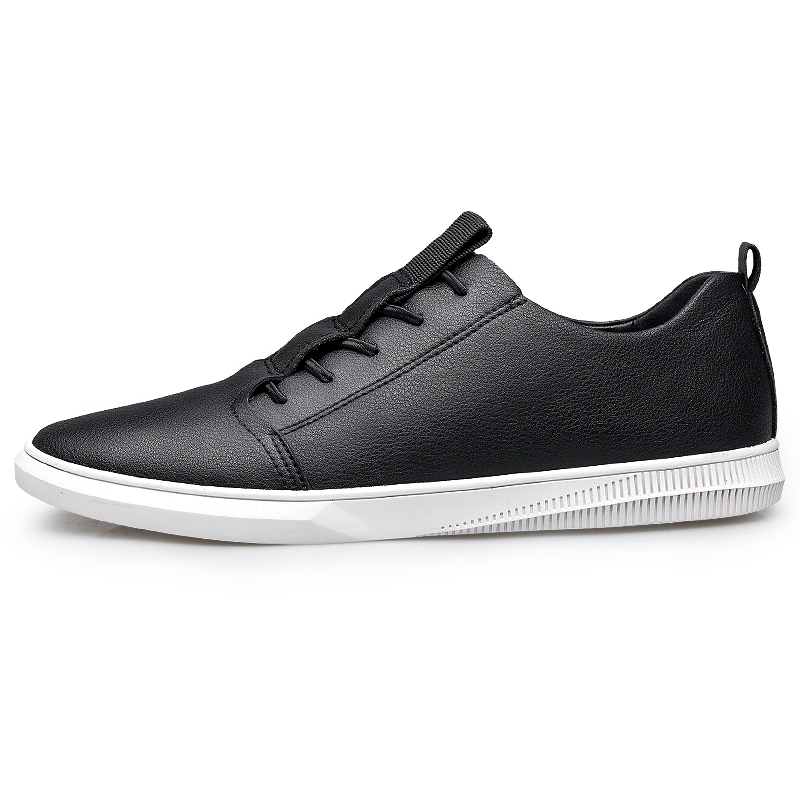 SocNoDn Men's Leather Sneakers 2026 Spring Autumn Casual Shoes Male Fashion Board Shoes Walking Footwear Comfortable