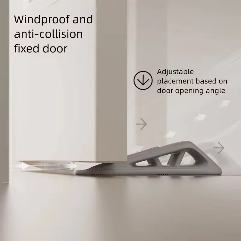 Silicone Door Stop Stoppers, Block Wedge Doorstops Door Stopper for Home Office School, Door Rear Retainer Anti-collision Stop