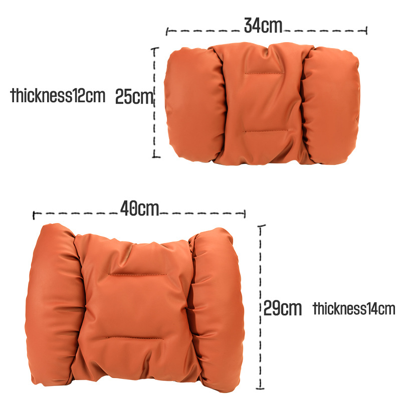 Car cushion, suitable for car headrest neck support, waist back support, sports seat neck pillow, back cushion, neck support