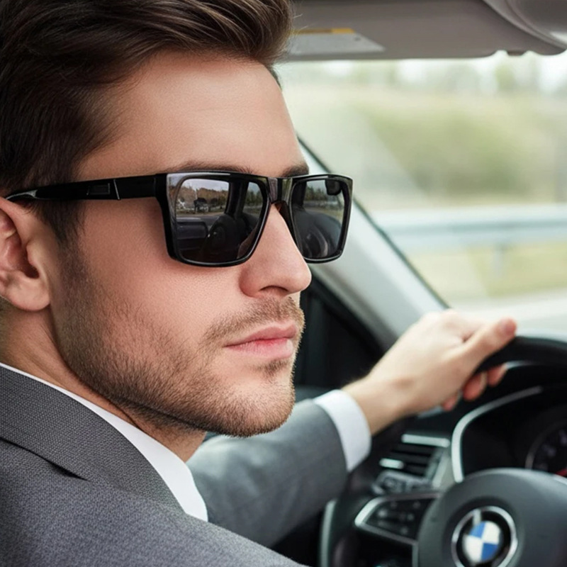 Polarized Cycling Sunglasses Men and women Classic Square Shades with UV Protection for Outdoor Fishing Driving Colorful Lens
