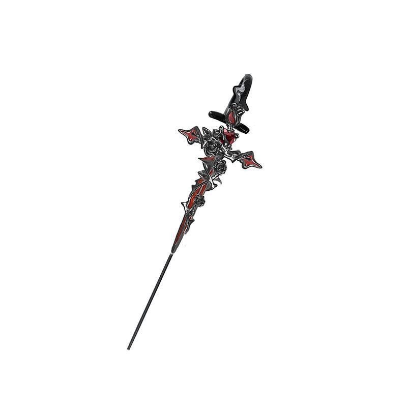 Ma Xiu Original Thorn Series Cross Piercing Ear Needles — Edgy, Minimalist, and Ultra-Slim for Effortless Cool