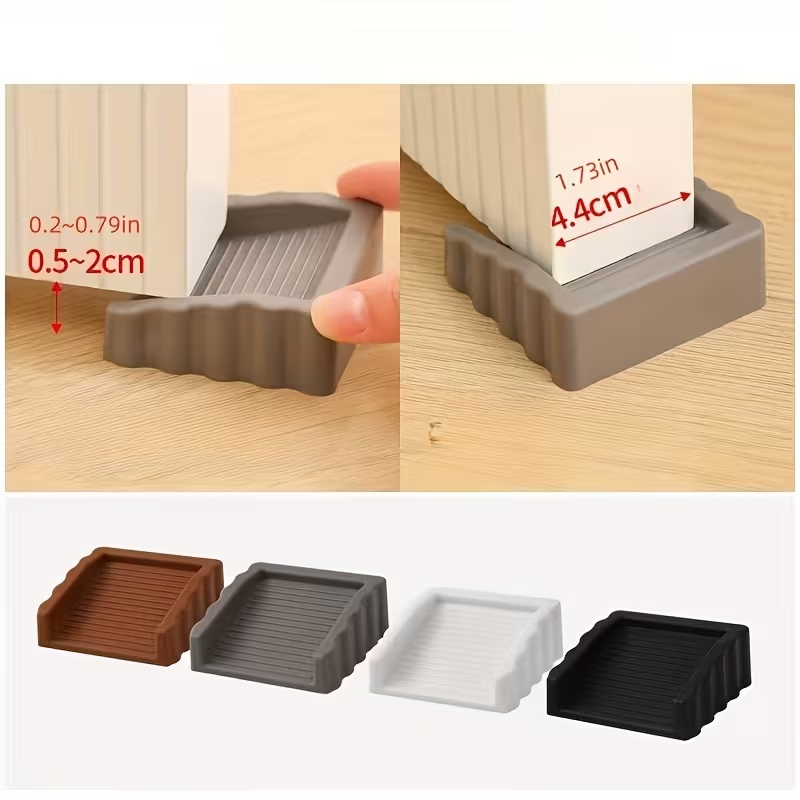 2pcs Creative Windproof Door Stopper, Plastic Matte Surface Wedge, Safety Door Blocker, Anti-collision Door Stopper