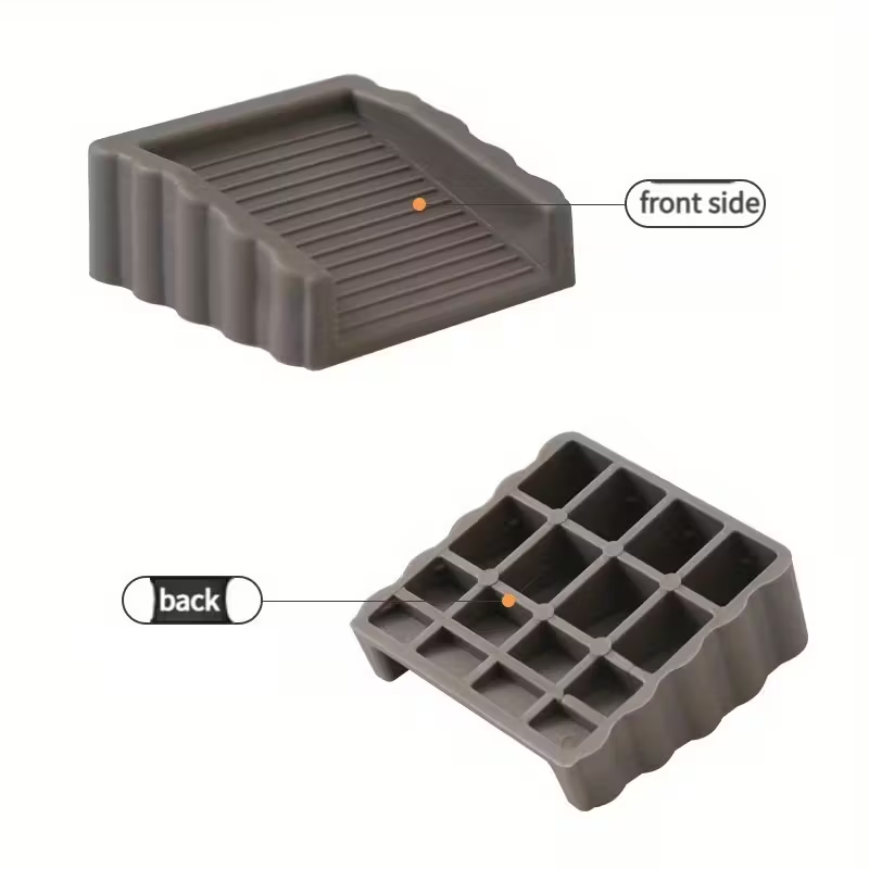 2pcs Creative Windproof Door Stopper, Plastic Matte Surface Wedge, Safety Door Blocker, Anti-collision Door Stopper