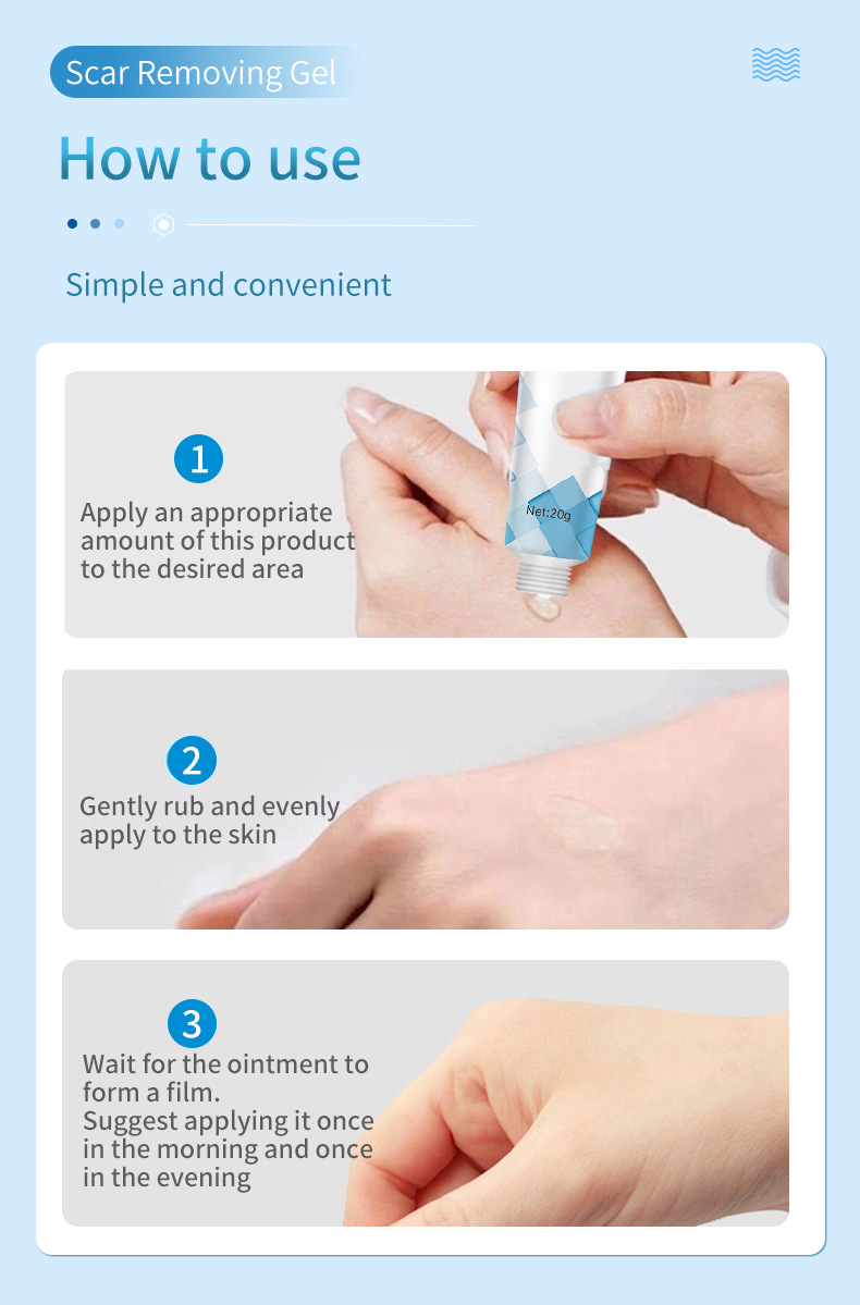 1PCS Centella Asiatica Scar Removal Cream Rapid Repair of New Old Scars,Spots,Burns All Natural Treatment with Shea Butter